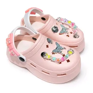 Sandal Pita Fuji Anak Perempuan Aksen Butterfly Kaki Fashion Cantik EVA Rubber 2026 Sepatu Bunga Size 24-35 Anti Slip Ringan Empuk Nyaman