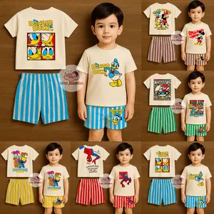 LITTLEVIN-SETELAN ANAK LAKI LAKI FULL KARAKTER EDISI TERBARU 0-5 TAHUN