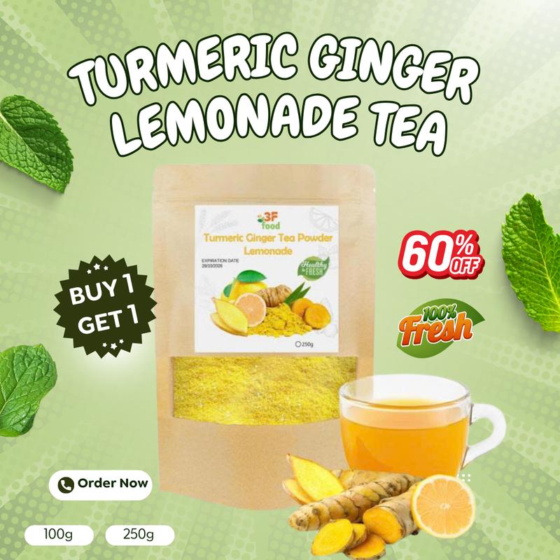 [Buy 1 get 1] Turmeric Ginger Tea Lemonade antioxidant Good for your health, Digestion, Skin Body