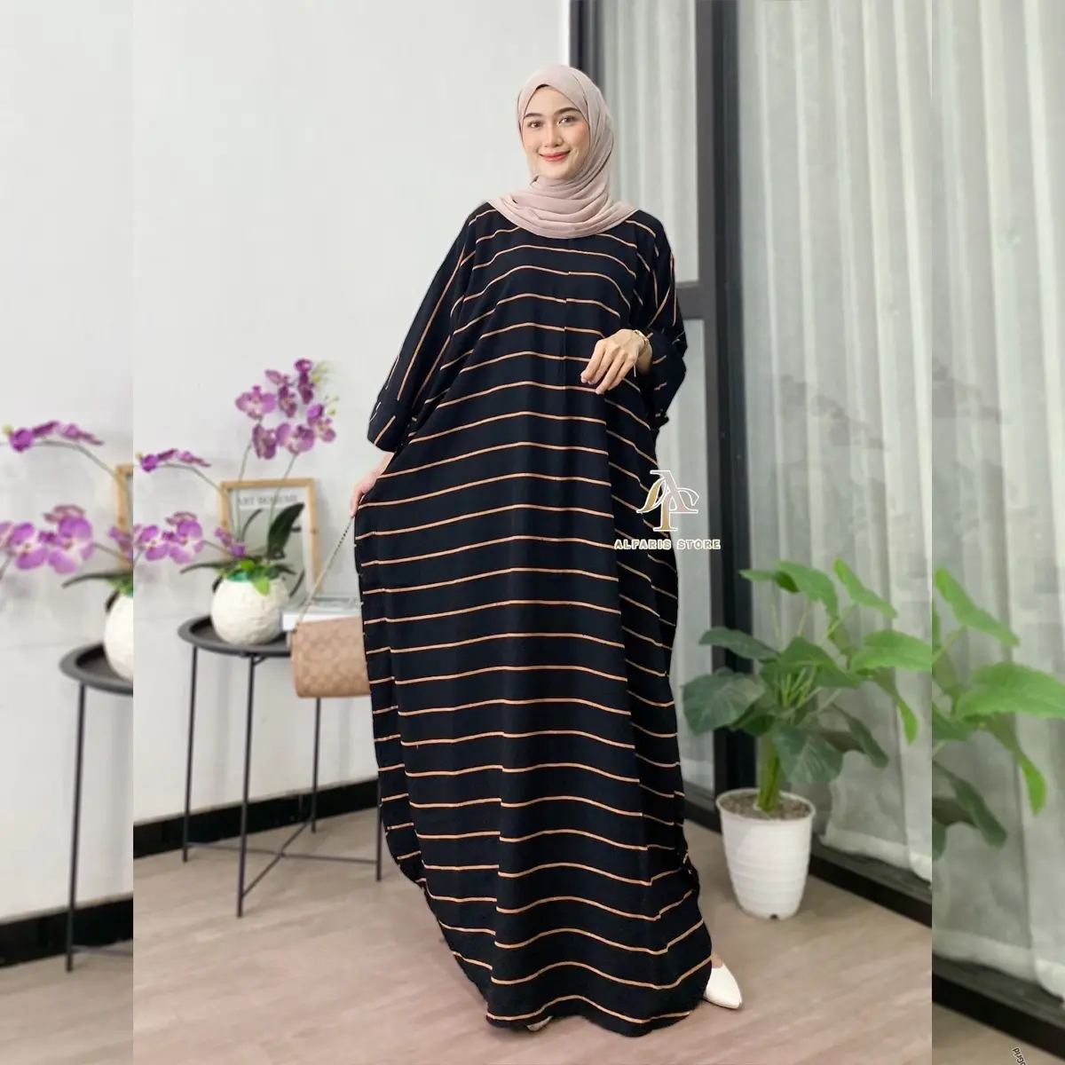 Kaftan Motif Blaster Rayon Premium Jumbo Ld 180 cm
