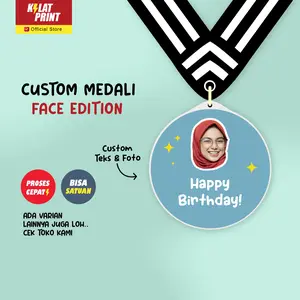 Medali Custom Akrilik Hadiah Foto Edition