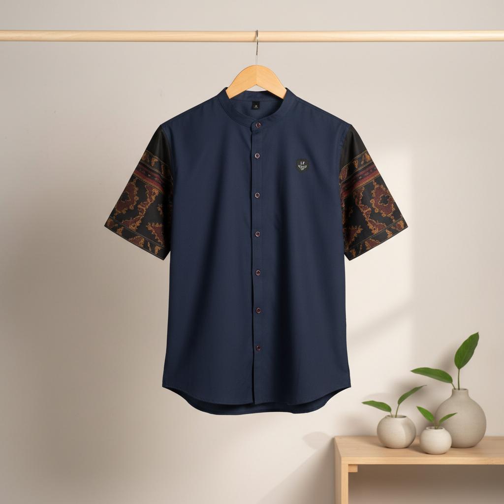 baju koko couple ayah dam anak laki laki bahan toyobo kombinasi batik warna MAHOGANY abu navi hitam baju koko couple ayah dam anak laki laki bahan toyobo kombinasi batik warna MAHOGANY abu navi hitam