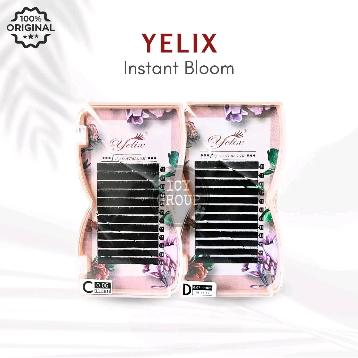 Seri (D) READY YELIX bloom blossom lash (easy fanning) volume russian Eyelash extensions rusiian tebal lembut  Bulumata bulu mata