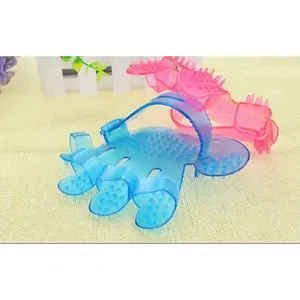 New !!! Produk Silicon Massage Grooming Kesayangan Anjing Kucing - (Silicon Tangan)