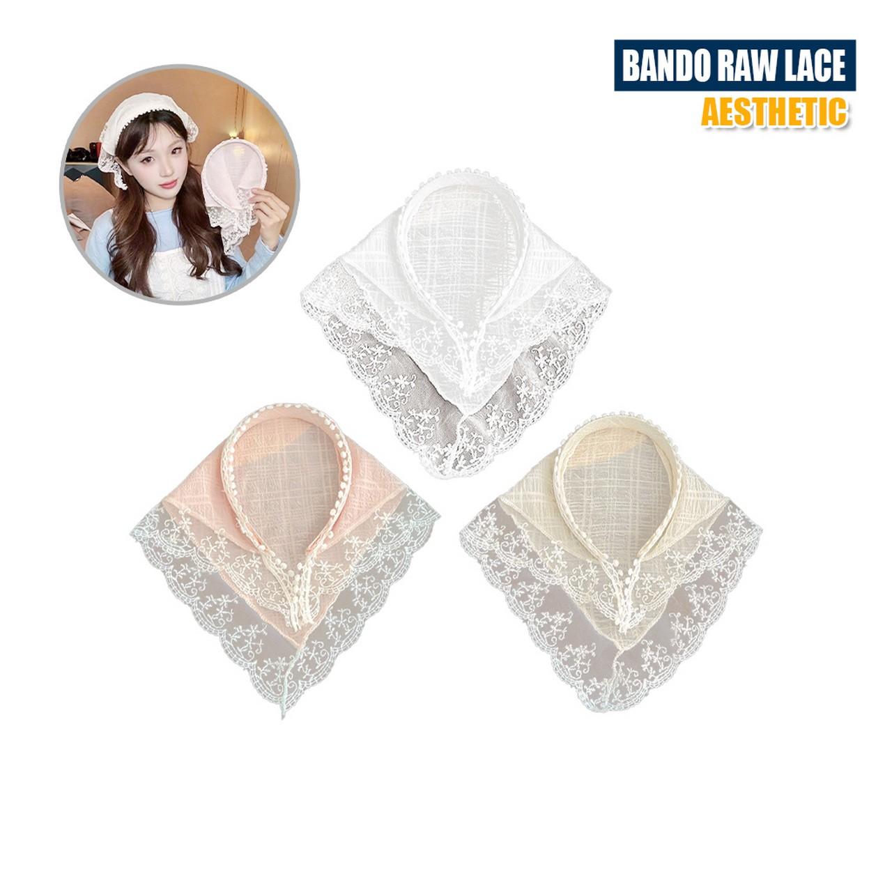 [COD] GD C1253 Bando Renda Wanita Korea Bandana Kain Piknik Scarf