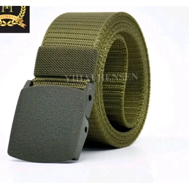 IKAT PINGGANG PRIA SABUK PRIA ANTI METAL DETEKTOR BAHAN NELON CAMVAS