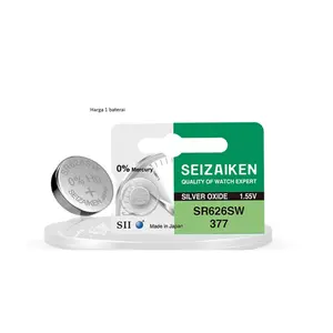Baterai jam tangan original seizaiken sr626sw 377 jepang