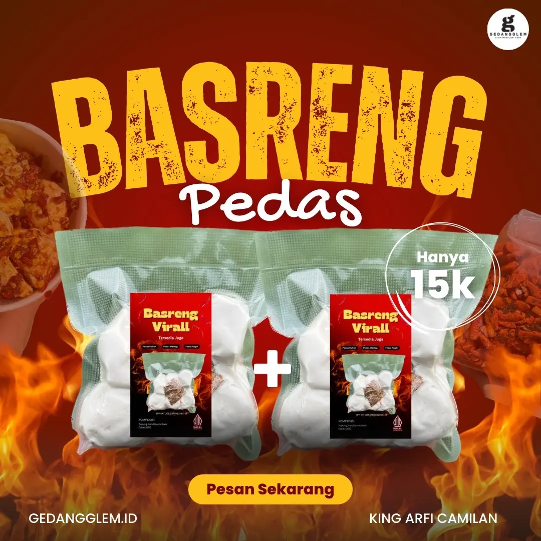 BASRENG KERING PEDAS BUNDLING Snack Food Goreng