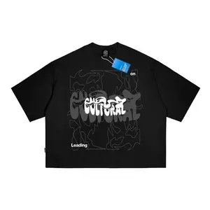 [COD]  T-Shirt Boxy dengan Desain Kultural yang Unik – "Leading Cultural on the Earth" Gaya Modern dohhljymfxc