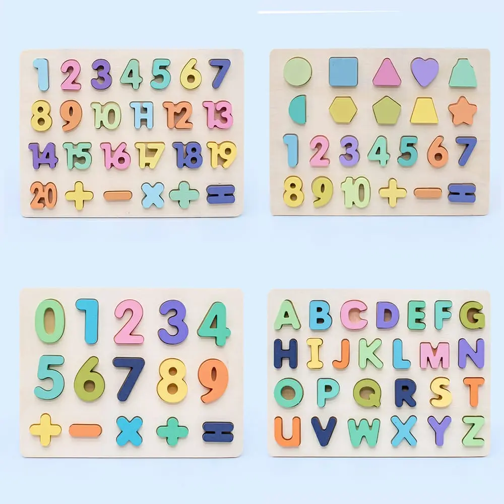 [IM] Mainan Puzzle ABC Dan Angka Timbul Jumbo / Mainan Edukasi Anak / Mainan Anak Toys