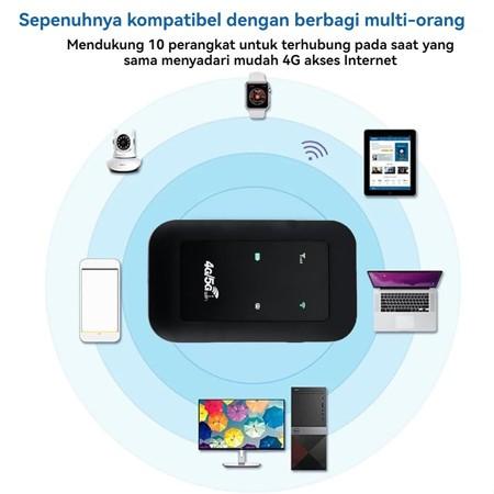 MF800-5 Mifi Modem wifi 5G All Operator sim card 150Mbps with 2100mAh Battery 4G\5G LTE Travel mini Mobile Broadband WIFI portable router Support 10 Devices