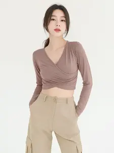 OH Fashion T-shirt Sling Crop Top Long #2537