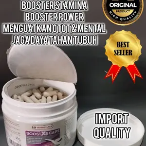 Boost X5 Versele Laga BoostX5 Caps Original Harga Per Butir Booster Stamina & Power Menguatkan Otot & Mental Import Quality