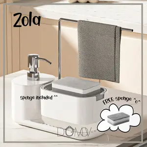 ZOLA Tempat Dispenser Sabun Cuci Piring Tangan Serbaguna Estetik Minimalis