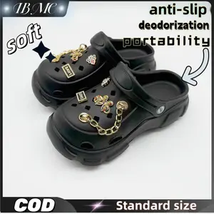 [COD] Comanier Sandal Wanita Sendal Cewek Wanita Jelly Wedges Kekinian Wedges terbaru Sendal sandal kodok korean style warna pink sandal  baim