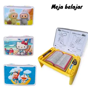 Meja Belajar Lipat Portable / Meja Belajar Anak Praktis Dan Ringan Mudah Di Simpan / Meja Lipat Serbaguna