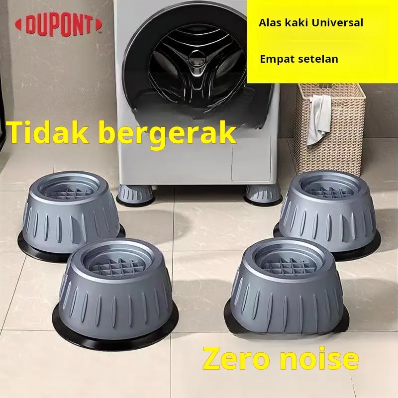 （Yang kedua adalah setengah harga）[4pcs] Bantalan Kaki Mesin Cuci, Bantalan Anti Selip Penyerap Guncangan Tinggi, Bantalan Kaki Tetap Universal Pulsator Drum Otomatis Penuh