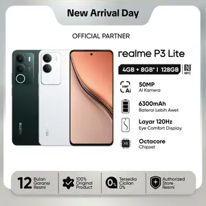 [LIVE EXCLUSIVE] realme P3 Lite 4GB+8GB | 128GB NFC (6300 mAh Battery | 120Hz Screen | 50 MP AI Camera | Ultra Slim Design 7.79mm)