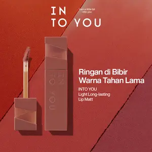 INTO YOU Light Long-lasting Lip Matt Soft Matte Tahan Lama Tidak Transfer Cocok untuk Makeup