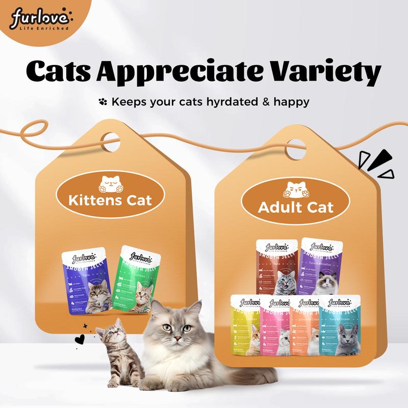 Furlove Uncang Makanan Basah Premium 80gr (Makanan Kucing Basah)