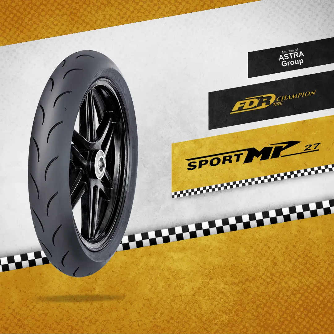 FDR TL SPORT MP27 Ring 14 dan 17 Ban Motor "TUBELESS" RACING TIRE Accessories Karbon Motorcycle Pelek Rantai Sirkuit Sonic Karbon Motorcycle