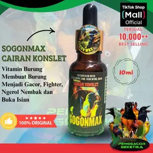 Sogonmax Penggacor burung Seketika Vitamin nutrisi Suplemen sogon kolibri pleci