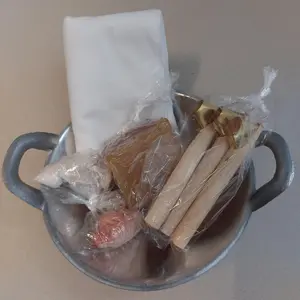 Paket Alat dan Bahan Batik Wajan, Canting, Kain, Malam, Soda ash dan Pewarna Naptol Batik