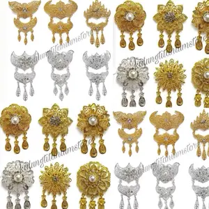 KTS-Bros Kebaya Susun Jurai Juntai Mewah Kutubaru Modern Elegan Kekinian Pesta Wanita Aksesoris Clips Perhiasan