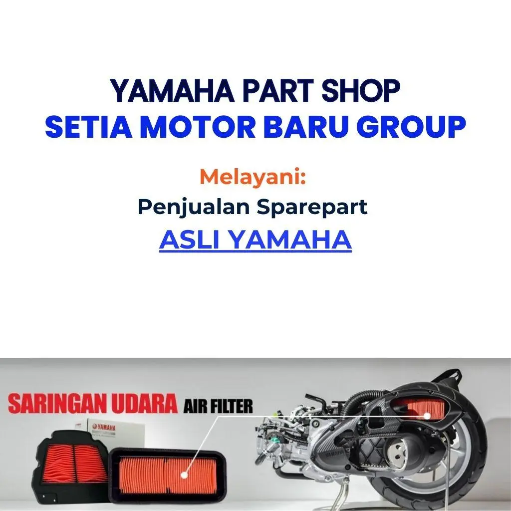 Duck Tail Dagu Bawah Biru Glossy Dull Blue Motor All New Nmax N Max Asli Yamaha B6H-F1651-00-PD