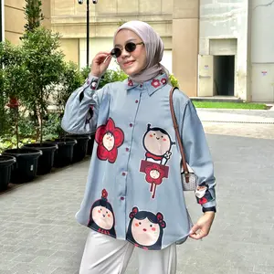 KEMEJA SALUR FULL PRINT SORA BY AMEELA.KL