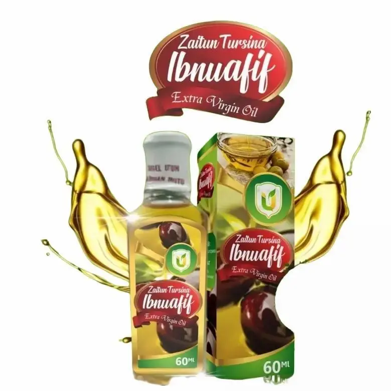 zaitun tursina ibnu afif extra virgin oil 60 ml Botol Minyak