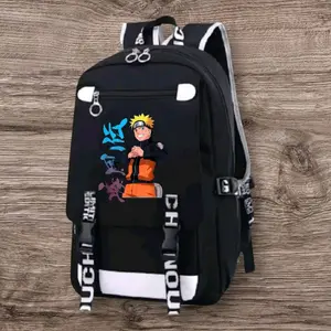 Tas Ransel Sekolah Anak SD Laki Perempuan Naruto Sungkem Jujutsu kaisen Anime Terbaru Paket Bonus Jam