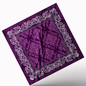 LP Viral Bandana Slayer Keychain Aksesoris Fashion Saputangan Motif Creem Pastel Syal Elegan Ukuran 48x48 Bahan Dingin Nyaman Digunakan
