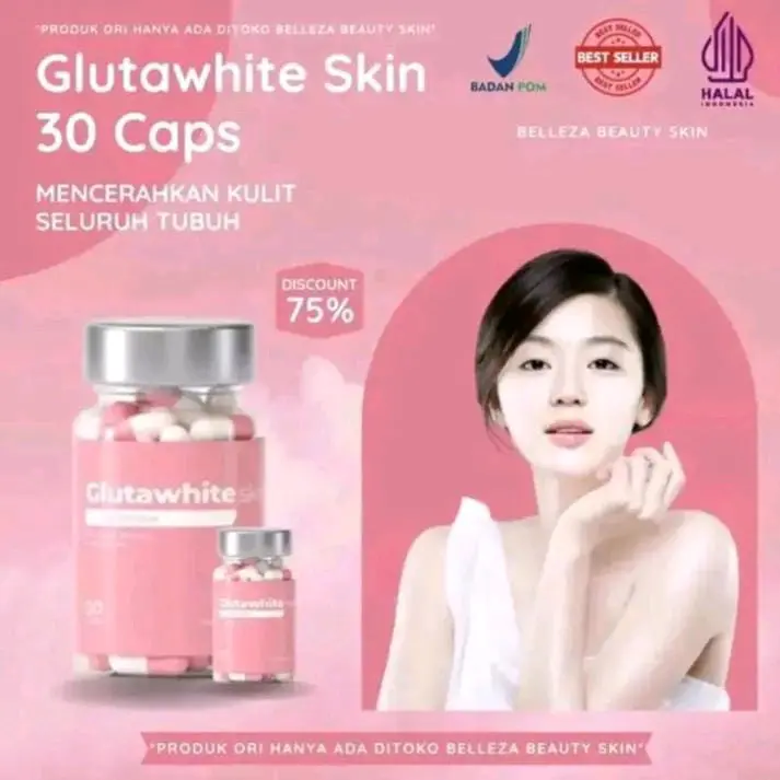 GLUTAWHITE obat pemutih badan