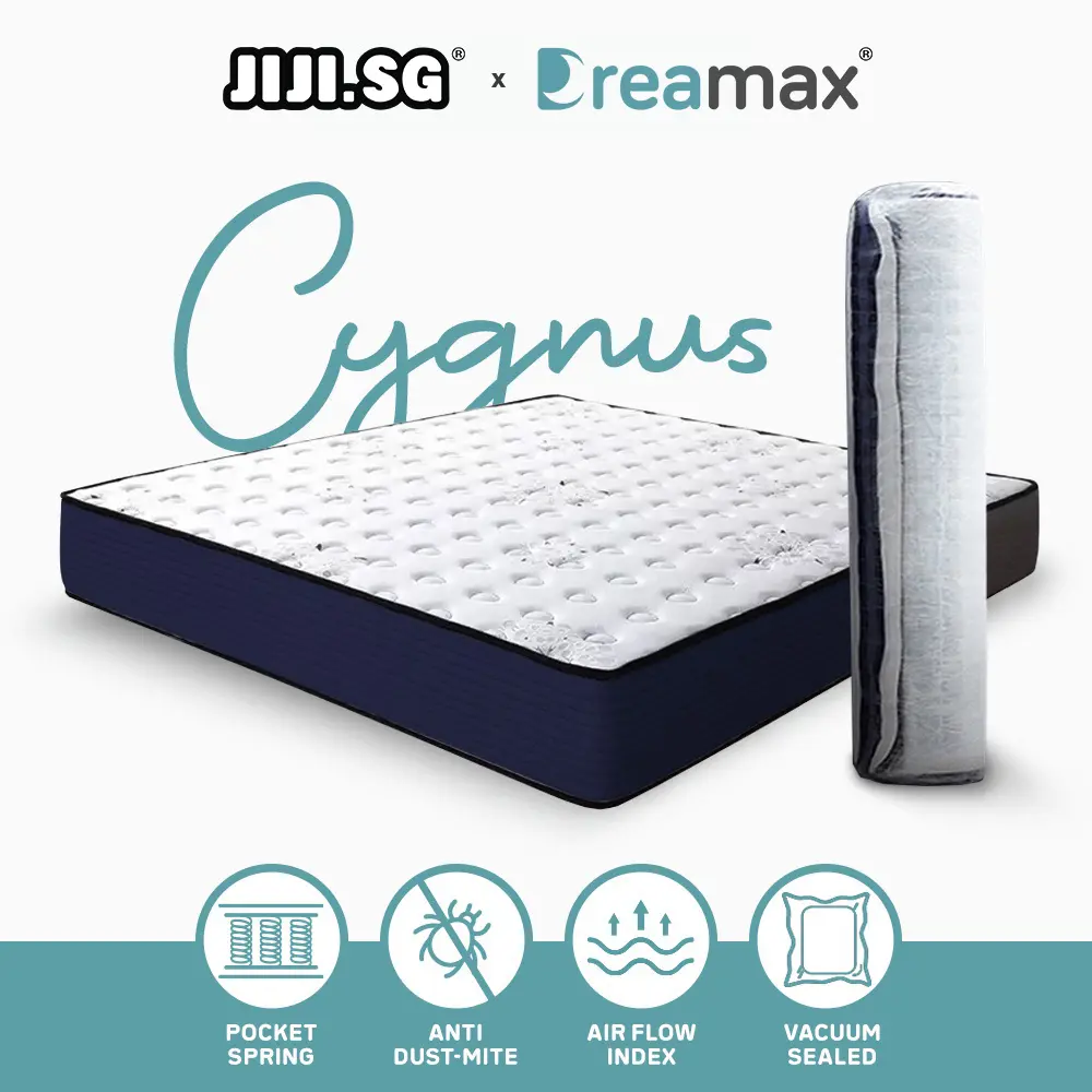(JIJI.SG x DREAMAX) Cygnus Spring Mattress Pocket Springs
