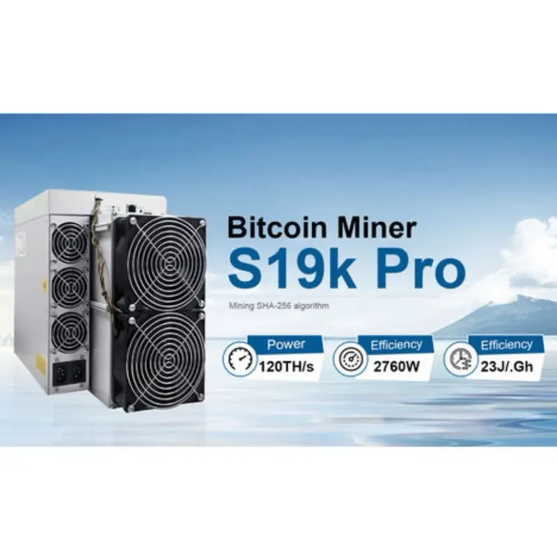 Bitmain Antminer S19K PRO+ 120 TH BTC Miner