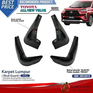 Mud Guard All New Veloz 2022-Up Karpet Lumpur Premium Black