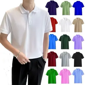 Kaos Polos Pria Shirt Kerah Santai / Kaos Polo Shirt Pria / Kaus Polo Kerah Seragaman Basic Baju Tangan Pendek Casual