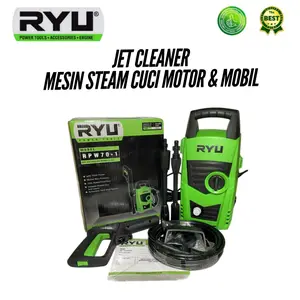 Mesin Steam Cuci Mobil Motor Jet Cleaner Tekiro RYU RPW 70-1 70 Bar Alat Cuci Motor Mobil AC Screen Sablon Steam Car Kendaraan