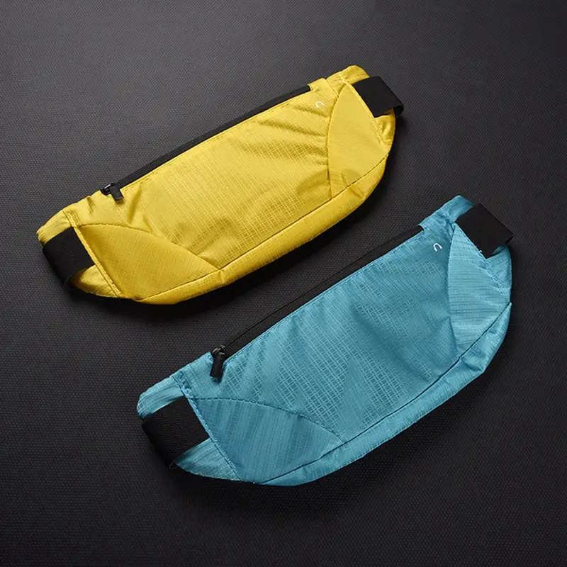Outdoor Running Fitness Waist Bag Waterproof Waist Bum Bag Running Jogging Belt Pouch Zip Fanny Pack Sport Runner Crossbody Bags Phone Pouch