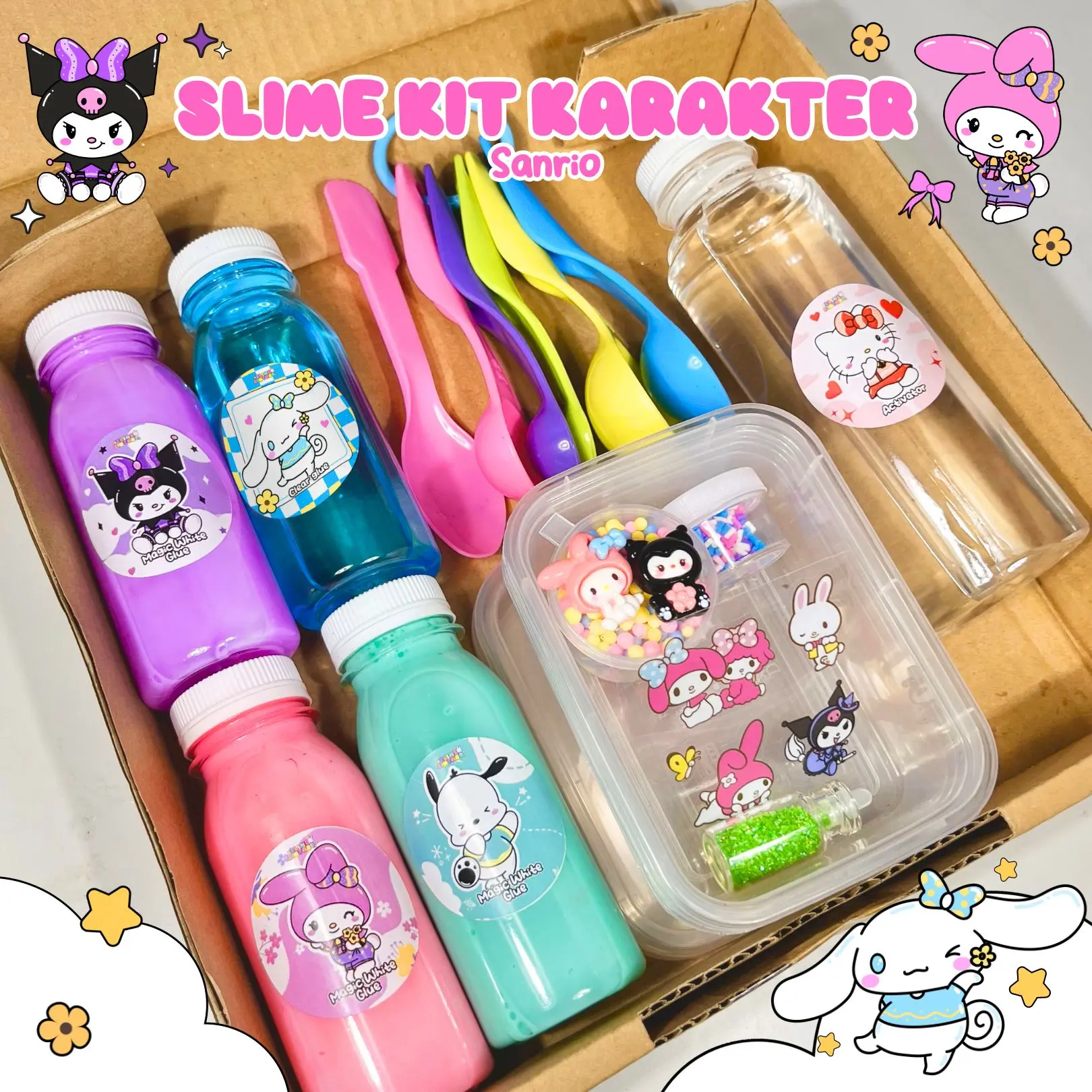 SLIME KIT KARAKTER SANR1O BY SLIME_BINTARO || MAINAN ANAK || MAINAN LUCU || SLIME KIT TERMURAH || SLIME KIT LUCU || SLIME KIT WORTH IT || SLIME KIT ANTI GAGAL