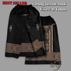 Sarung Instan Anak Motif Sarwon 3-11 Tahun - Promo Termurah - Koko, Muslim