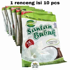 Santan bubuk pas 1 renceng isi 10 pcs