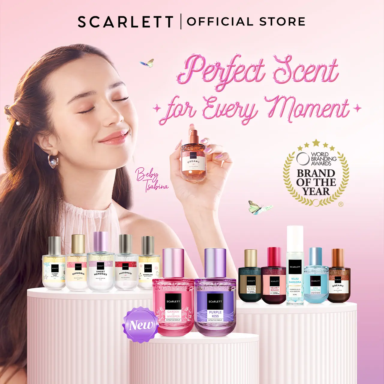 Scarlett Whitening Eau De Parfum Bundle 30 ML Perfume Wangi