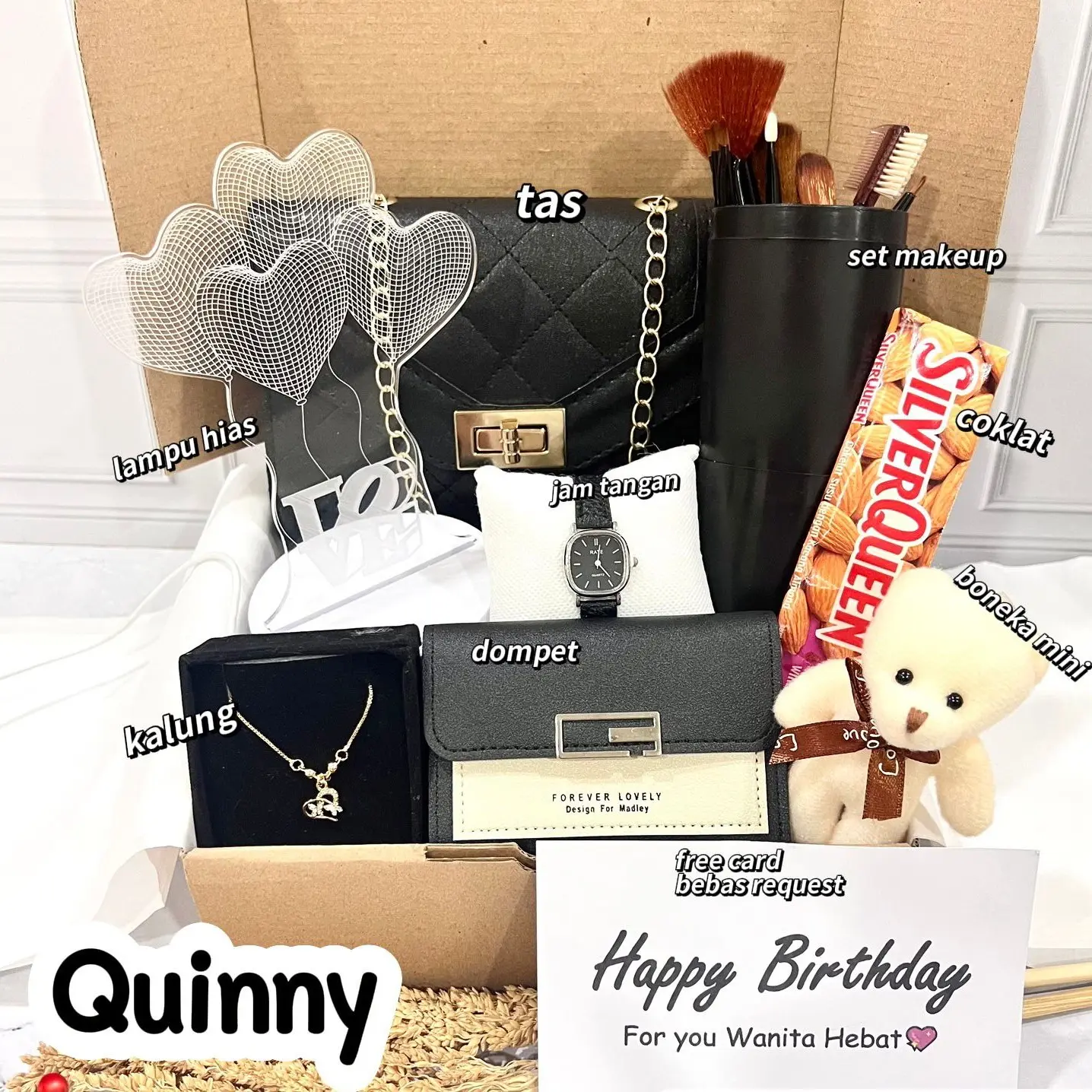 [Dompet] Kado Hampers Gift Box Hadiah Botol Minum Tumbler Perempuan Wanita Cewek Cewe Hari Raya Birthday Ulang Tahun Wisuda Graduation Wedding Pernikahan Valentine Lebaran Idul Fitri Hari Ibu Guru Natal Christmas Tahun Baru New Year