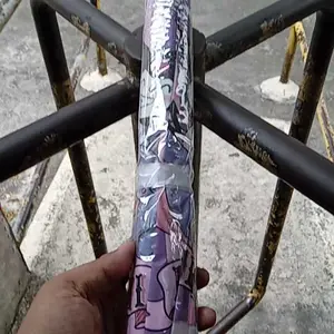 Payung karakter PVC full print kuromi cinnomoroll melody Hello kitty Stylish anti karat untuk umur 4-12 tahun