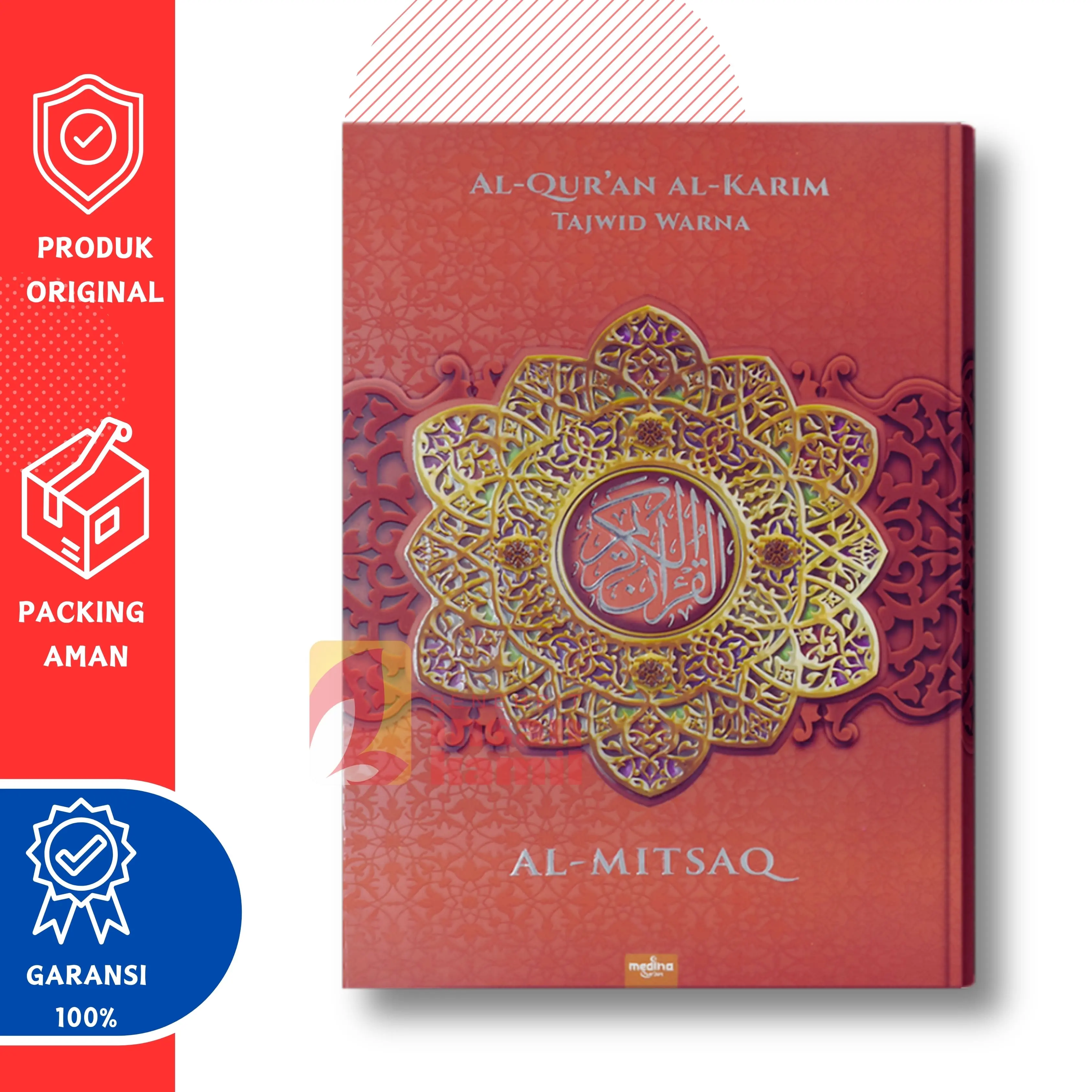 Best Seller Al-Quran Al-Mitsaq Mushaf Tajwid Warna A5 Hard Cover Variasi Warna - Madina Quran