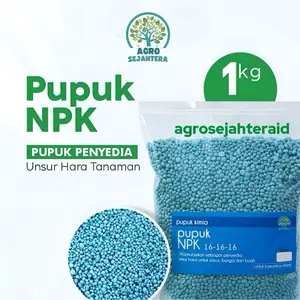 Pupuk NPK Mutiara 16 16 16 1 Kg untuk menyuburkan tanaman buah dan daun