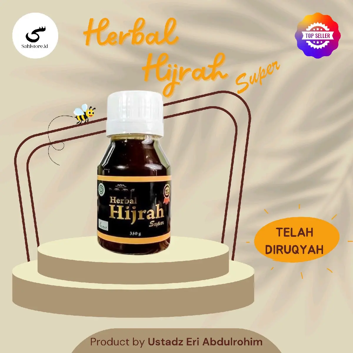 UEA Madu Herbal Hijrah Super/UEA Herbal pendamping Ruqyah (gerd, Maag) Honey