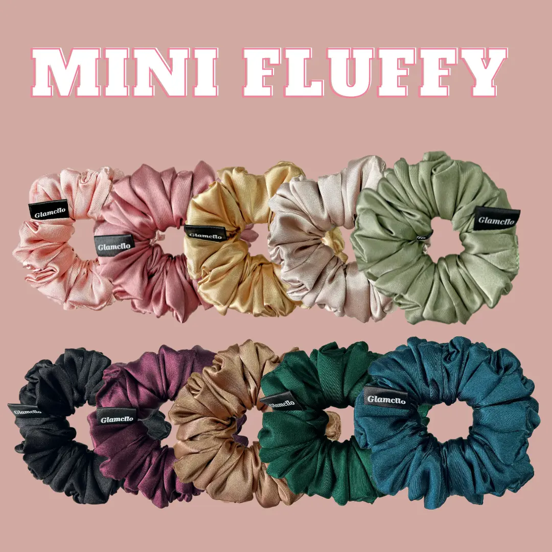 *NEW* Mini fluffy scrunchie collection